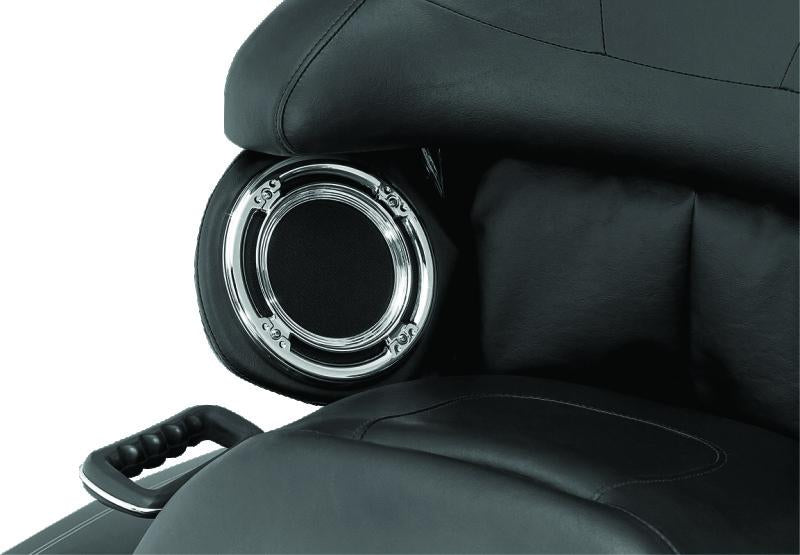 Kuryakyn Rear Speaker Accents for Harley-Davidson Chrome - Part 3792