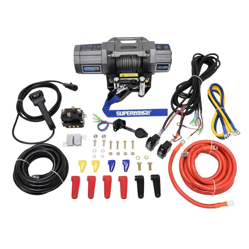 Superwinch SP 45 4,500 lbs. 12V DC Off-Road Winch with Steel Rope and Roller Fairlead