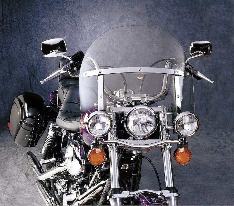 National Cycle Heavy Duty Windshield for Harley-Davidson, Honda, Indian, Kawasaki, Suzuki, Yamaha - Part N2270