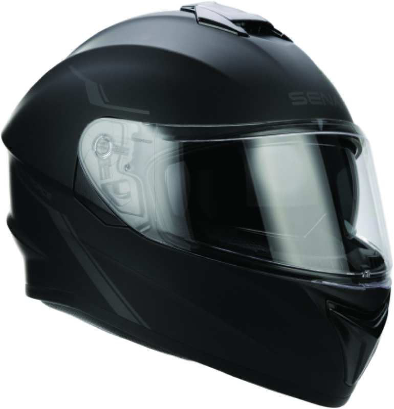 Sena Technologies Outforce Full Face Bluetooth Helmet in Matte Black - Large