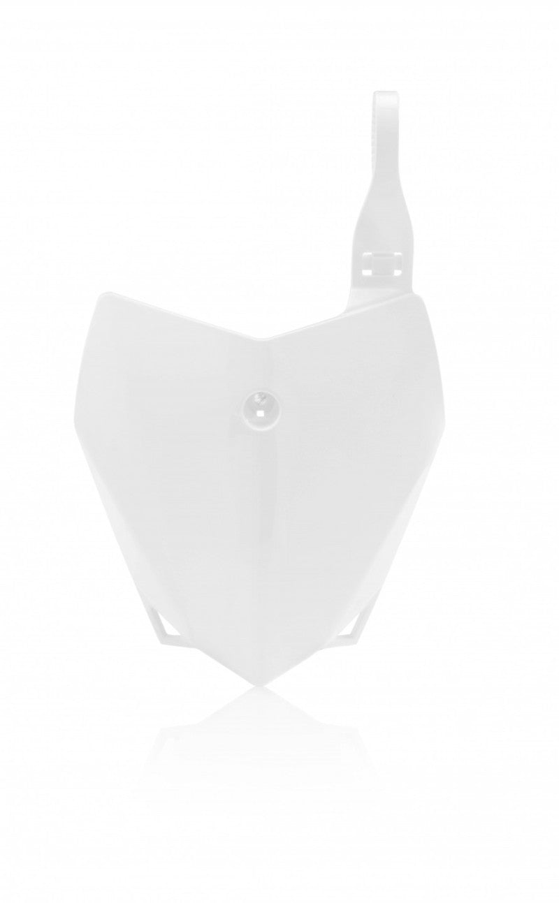 Acerbis Kawasaki KLX110/110L Front Number Plate - White