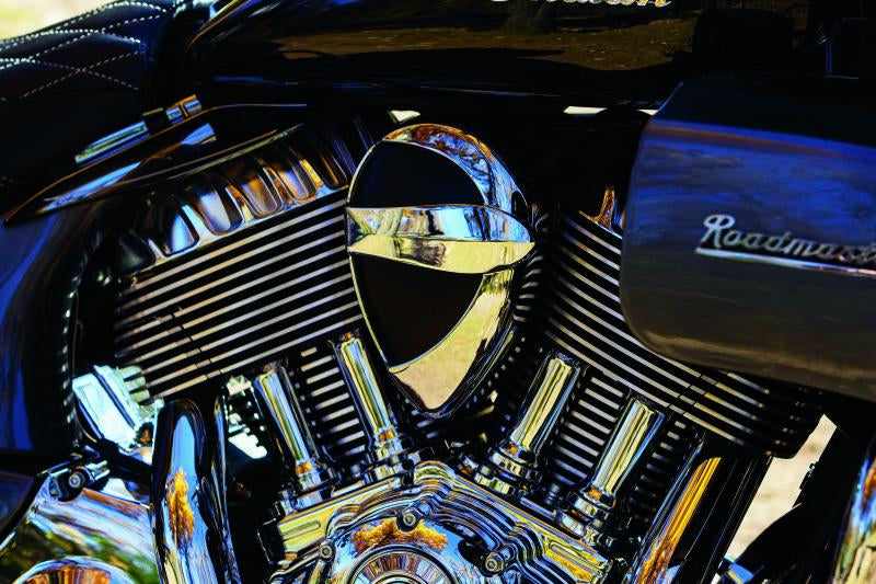 Kuryakyn Horn Cover John Shope Series Chrome for Indian Big Twins