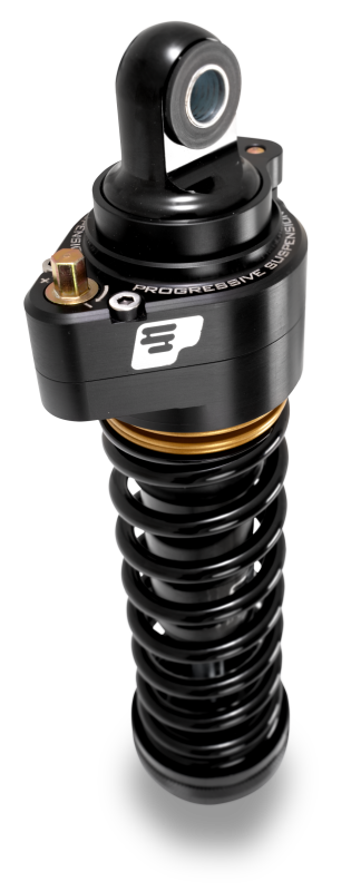 Progressive Harley Ultra Touring-QPS 944 Series Shocks, 13 inches, 12-inch Ride Height, Super Duty - Black