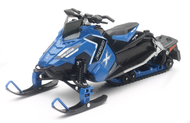 New Ray Toys Polaris Switchback Pro-X 800 Snowmobile 1:16 Scale - Blue