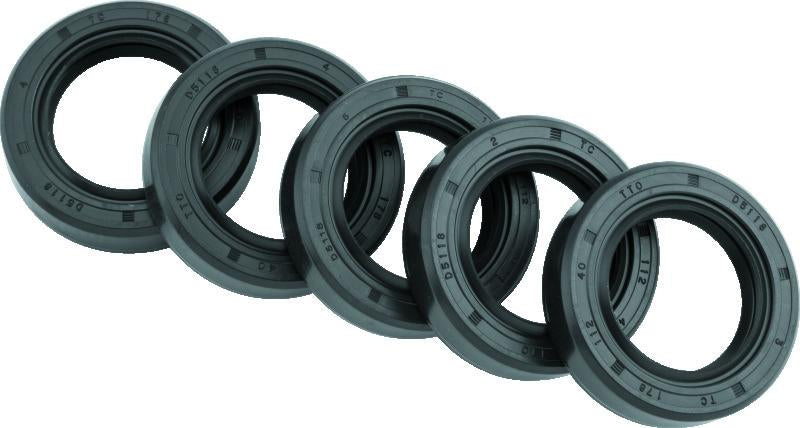Twin Power Wheel Seals for Harley-Davidson - Replaces H-D 47519-83A, .410 Inch Thickness, 5-Pack