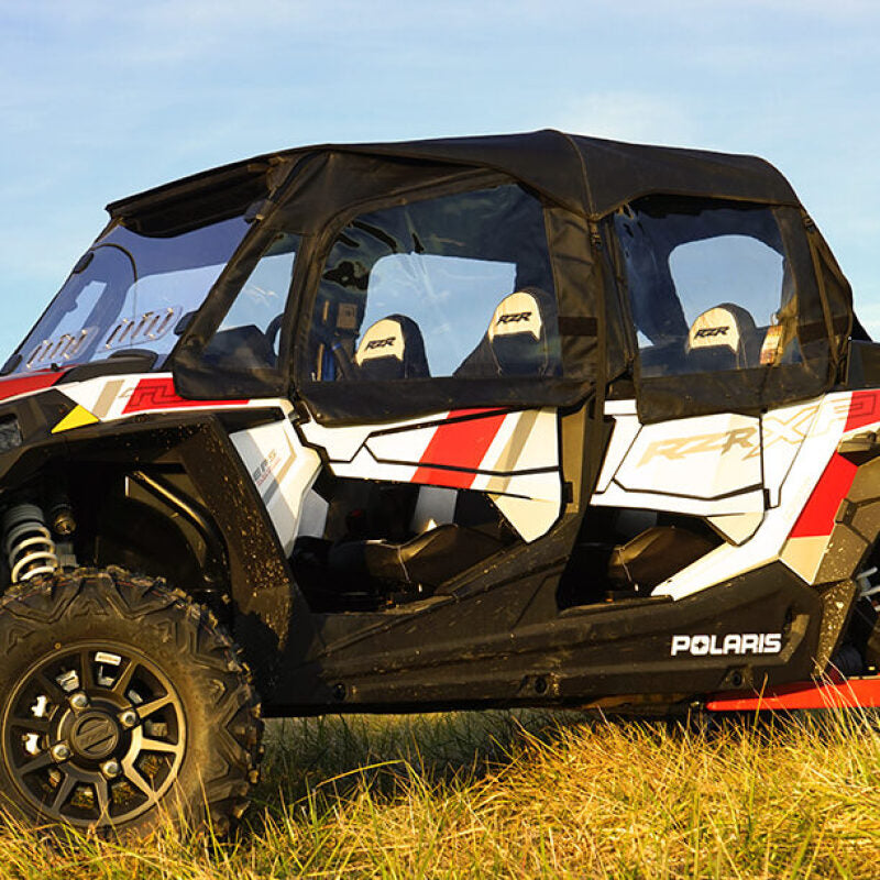 Seizmik 14+ Polaris RZR XP 1000 4/ RZR Turbo XP 4 Full Cab Kit – Waterproof Soft Enclosure with Roll-Up Windows and Easy Installation