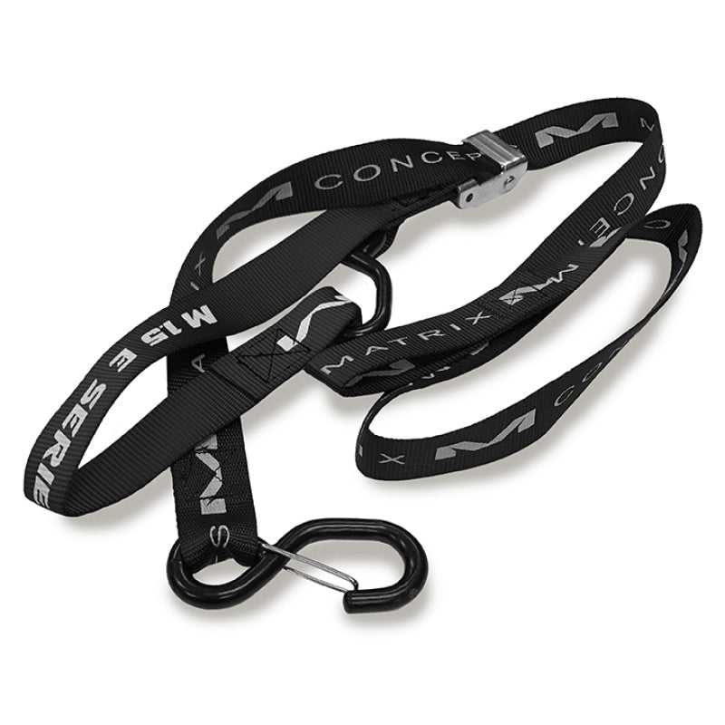Matrix Concepts E Series 1.5 Inch Tie Down Set - Black for Powersports Equipment
