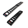 Matrix Concepts A9 Aluminum Ramp – Heavy Duty Powersports Ramp with Foldable Center Hinge and Non-Slip Rungs