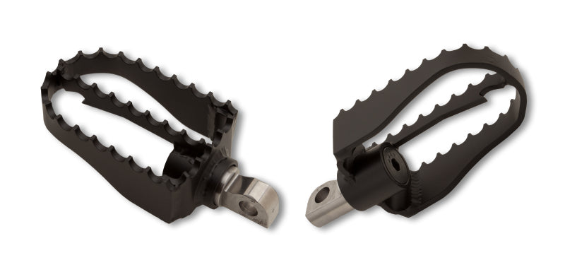 Burly Brand Pegs MX Black (Mini) for Harley Davidson FLHX Street Glide 2008-2015