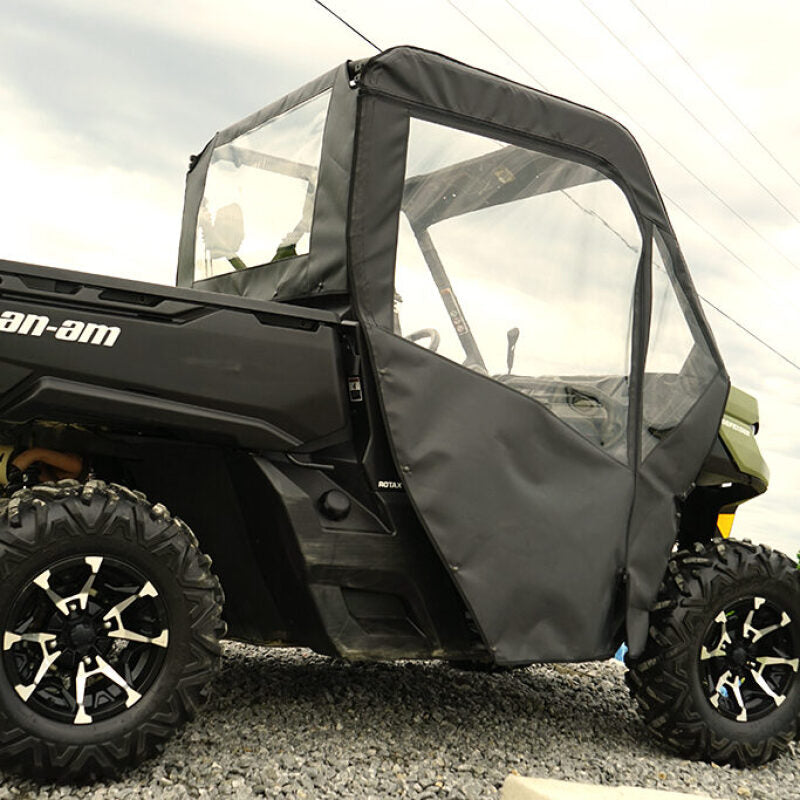 Seizmik 16-23 Can-Am Defender HD5-HD10 Soft Door Kit - Waterproof & Adjustable Enclosure