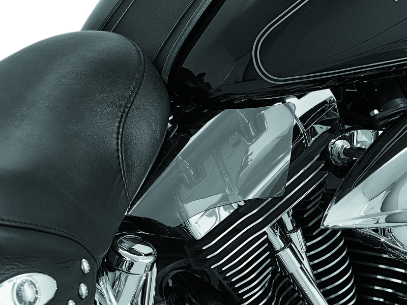 Kuryakyn Saddle Shields Heat Deflectors for Harley Davidson Softail 2000-2017