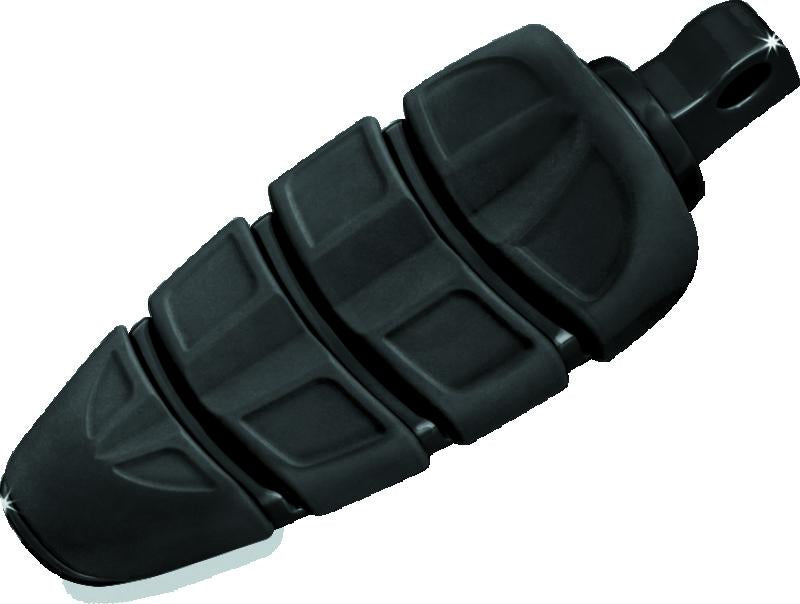 Kuryakyn Kinetic Peg with Male Mount Adapter for Powersports Vehicles - Gloss Black (Part #4317)