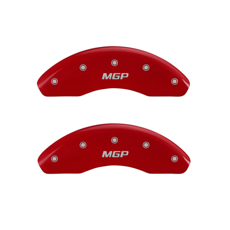 MGP 4-Piece Red Finish Caliper Covers for 2018-2022 Toyota Camry – Engraved Front & Rear