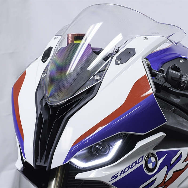 New Rage Cycles S1K20-MBO Mirror Block Off Plates for BMW S1000RR (2021-2025)