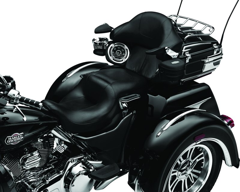 Kuryakyn Passenger Drink Holder with Basket for 2014 and Up Touring Models - Chrome Part #1692