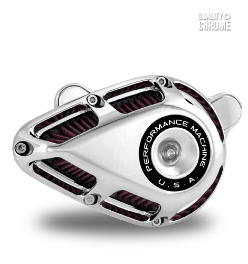 Performance Machine Jet Air Cleaner in Chrome - Part #0206-2140-CH