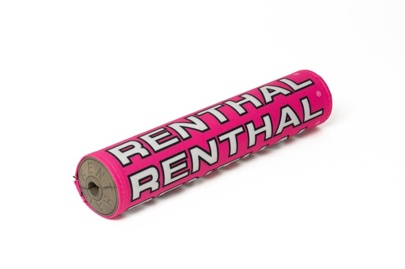 Renthal P356 Vintage Cloth Bar Pad – Pink & White for Powersports