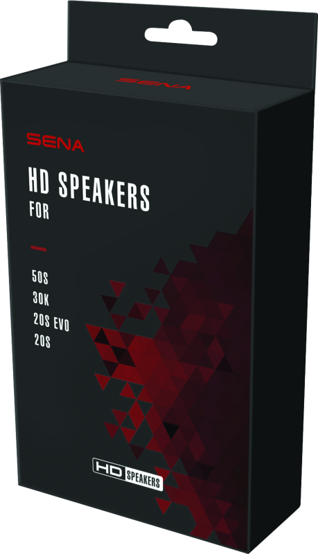 Sena Technologies Hi-Def Speakers Type A for 50S, 20S EVO, and 20S Motorcycle Communication Systems
