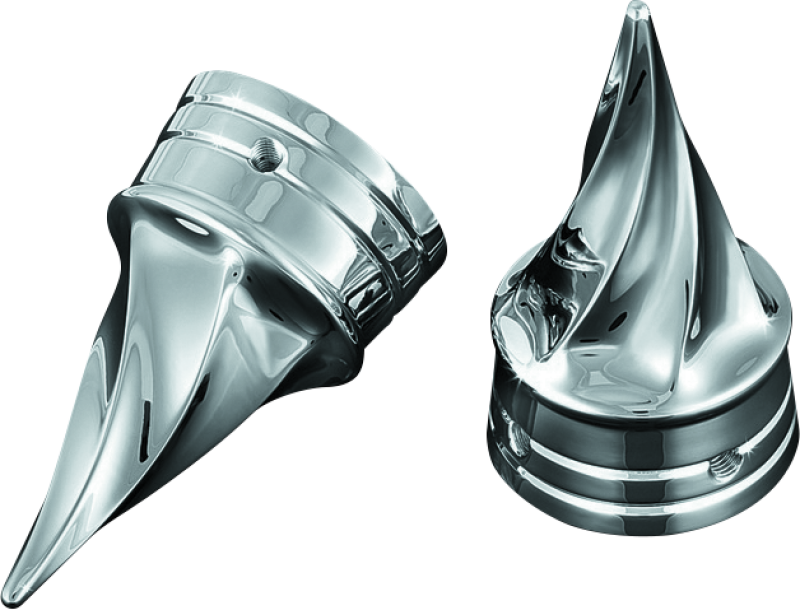 Kuryakyn Twisted Axle Caps for Harley Davidson Touring Models