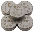 Hot Cams Shim Kits 3.350mm Thickness - 5 Pack for Japanese, KTM, and Vintage Models