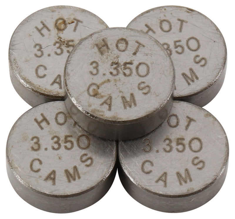 Hot Cams Shim Kits 3.350mm Thickness - 5 Pack for Japanese, KTM, and Vintage Models