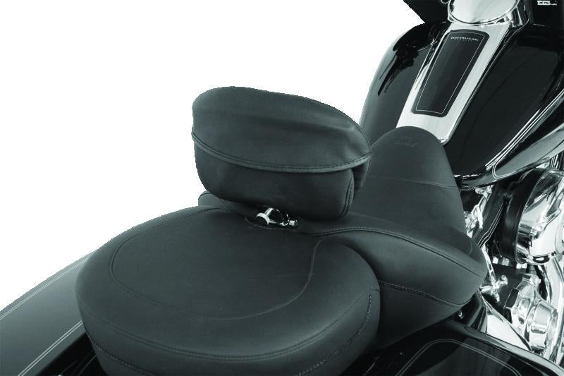 Mustang Motorcycle Driver Backrest Sport Pouch Cover - Black (Part #77622)