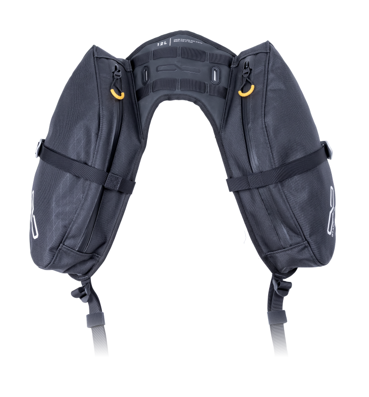Giant Loop MoJavi Saddlebag Zip in Black – Durable Powersports Storage Solution