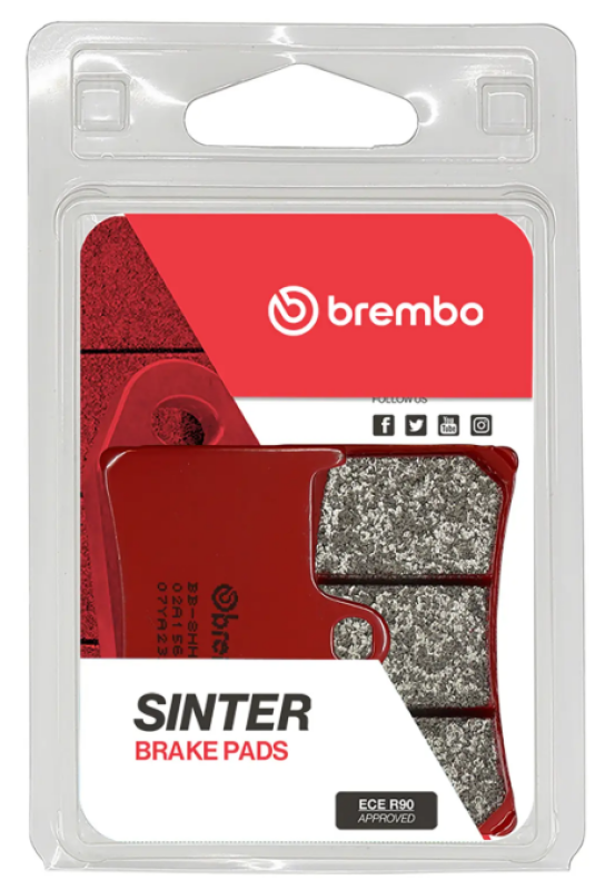 Brembo Powersports Front Sintered Brake Pads for Yamaha YZF Models – Part Number 07YA23SA