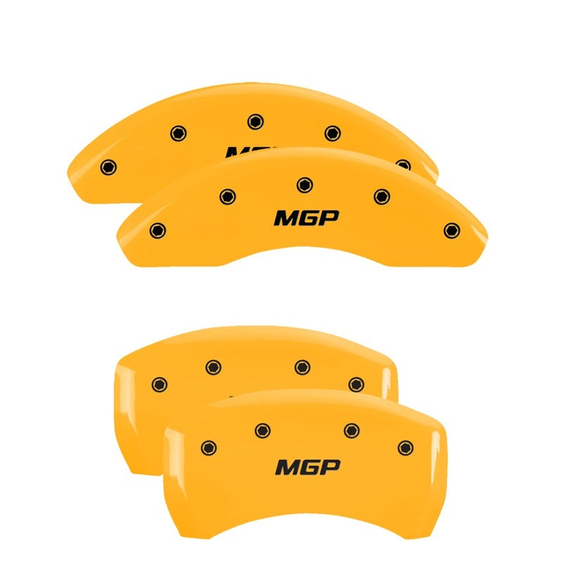 MGP 4 Caliper Covers for Hyundai Kona (2018-2023) – Yellow Finish with Black Engraving