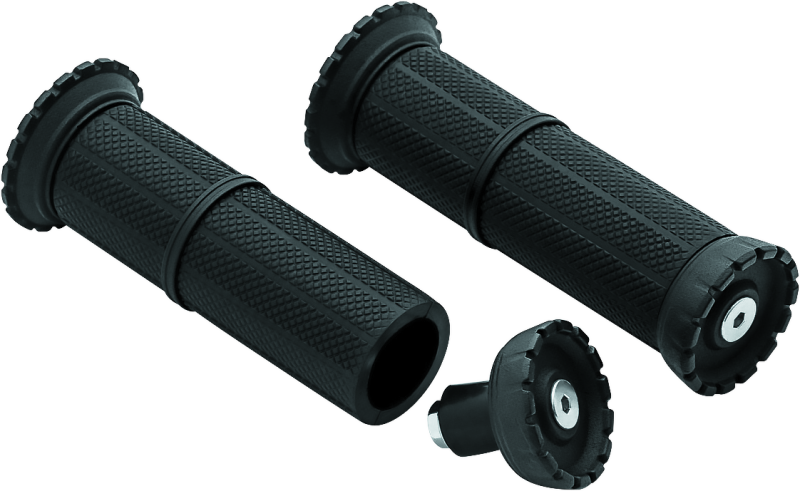 Kuryakyn Riot Universal Grips 7/8 inch Satin Black for Honda CMX250C Rebel