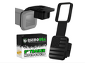 Rhino USA 2-Inch American Flag Hitch Cover in Black & Blue, Part Number TO-HTCVRUSA-BLU