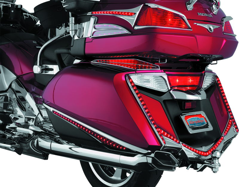 Kuryakyn LED Rear Fender Tip for Honda GL1800 (2012-2016) with Red Lens