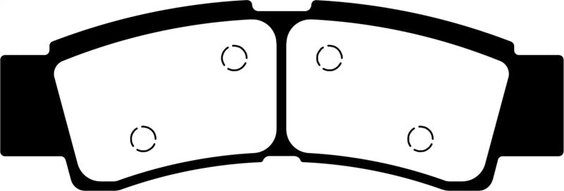 EBC Powersports SXR738HH Front Brake Pads for Kawasaki KRX 1000 Teryx – Heavy-Duty Sintered Copper Alloy Performance