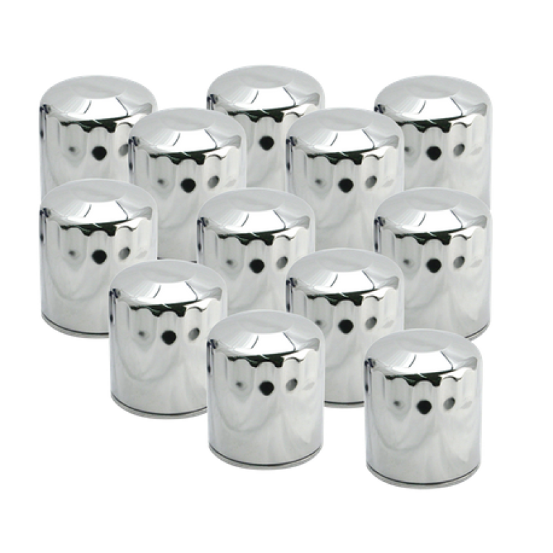 S&S Cycle 310-0242 Chrome Oil Filter for 2008-2009 Harley Davidson Touring Models (12 Pack)