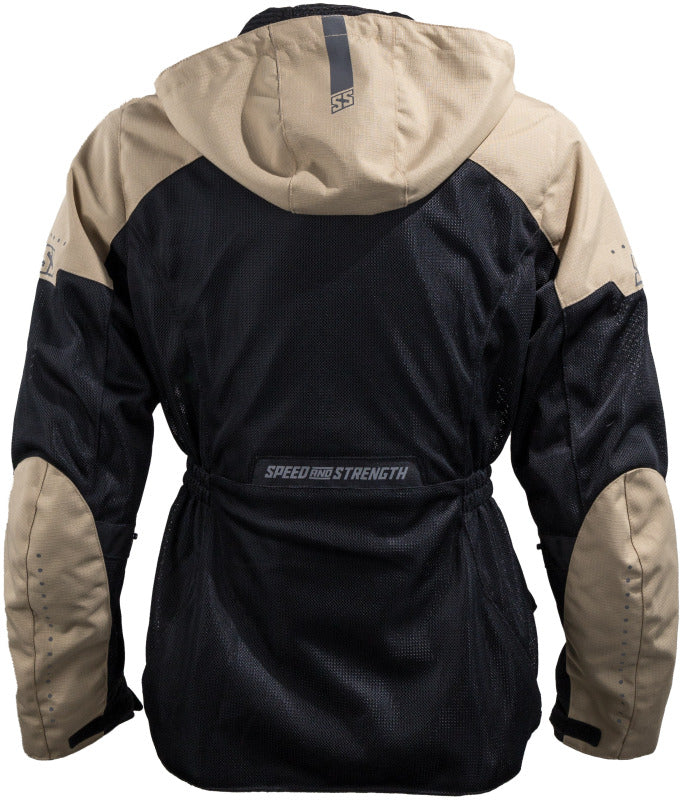 Speed and Strength Starstruck Mesh Motorcycle Jacket for Women – Trench Tan/Black, Small