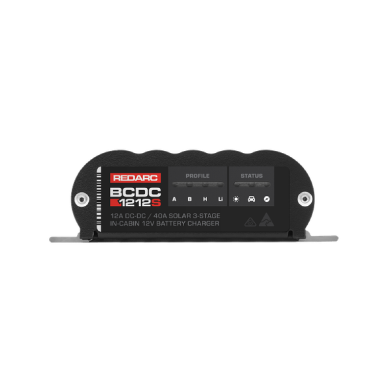 REDARC BCDC1212S DC/DC Vehicle to Trailer Battery Charger with MPPT Solar Control – 12 Amp