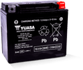 Yuasa YTX20HL-PW Maintenance Free AGM Battery for Powersports Vehicles