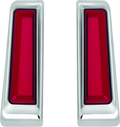 Kuryakyn Tracer LED Inserts for Saddlebag Supports Chrome – Compatible with Harley Davidson Touring Models