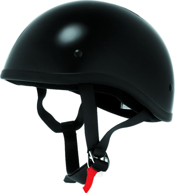 Bikers Choice Skid Lids Original Helmet Black - 2XL, DOT Certified Powersports Helmet with Thermoplastic Alloy Shell