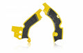 Acerbis 08-17 Suzuki RMZ450 Frame Guards with X-Grip in Yellow and Black