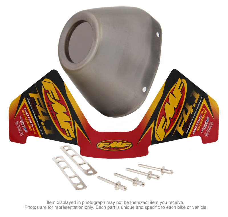 FMF Racing RCT SS Replacement End Cap Kit for Powersports Exhaust Systems