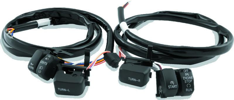 Twin Power 482653 Late Style Handlebar Switch Kit for Harley-Davidson Big Twin and Sportster Models