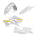 Acerbis 15-16 Husqvarna TE125-300 / FE250-501 Plastic Kit - White/Yellow Original 15