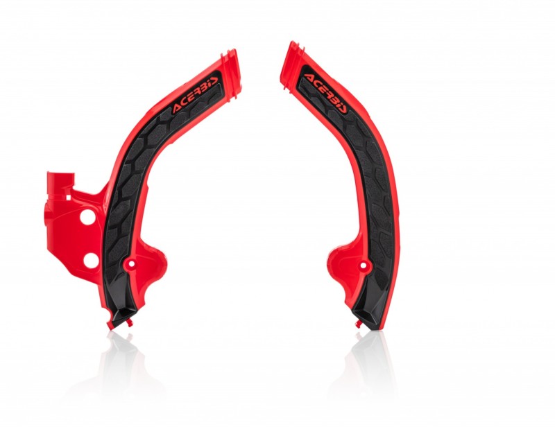 Acerbis 20-23 Beta RR 2T/4T Frame Guard X Grip - Red/Black for Powersports Motorcycle
