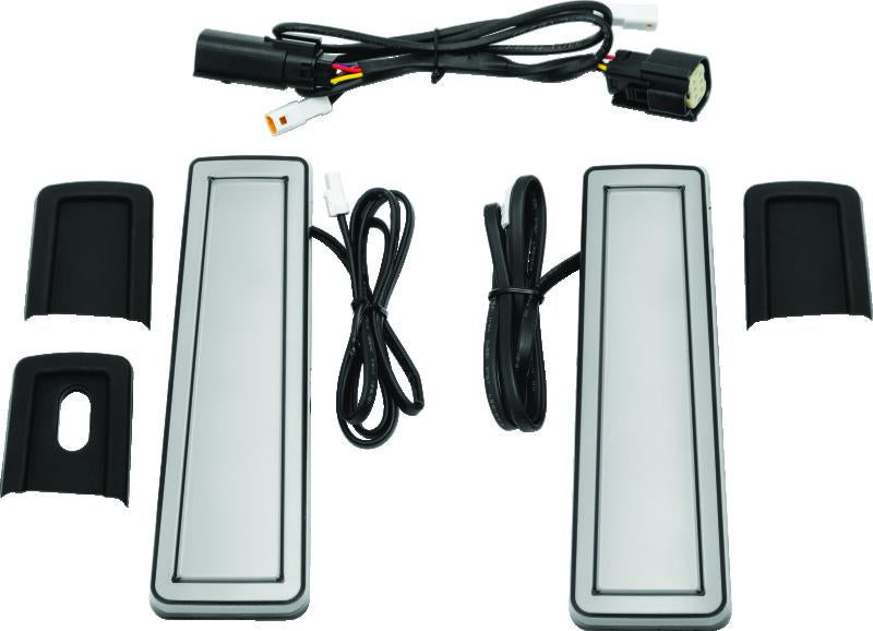 Kuryakyn Tracer Filler Panel Lights with Smoke Lens for Motorcycle Saddlebags Part #2953
