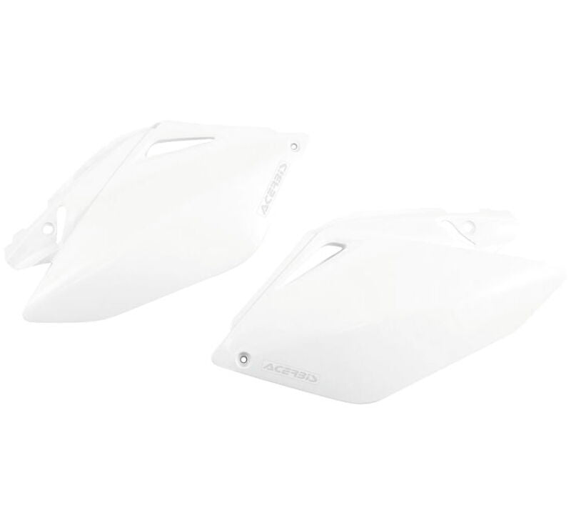 Acerbis 06-09 Honda CRF250R Side Panels in White - Durable Injection-Molded Fit
