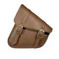 Willie & Max Brass Monkey Swingarm Bag for Softail & Triangulated Swingarms in Warm Brown