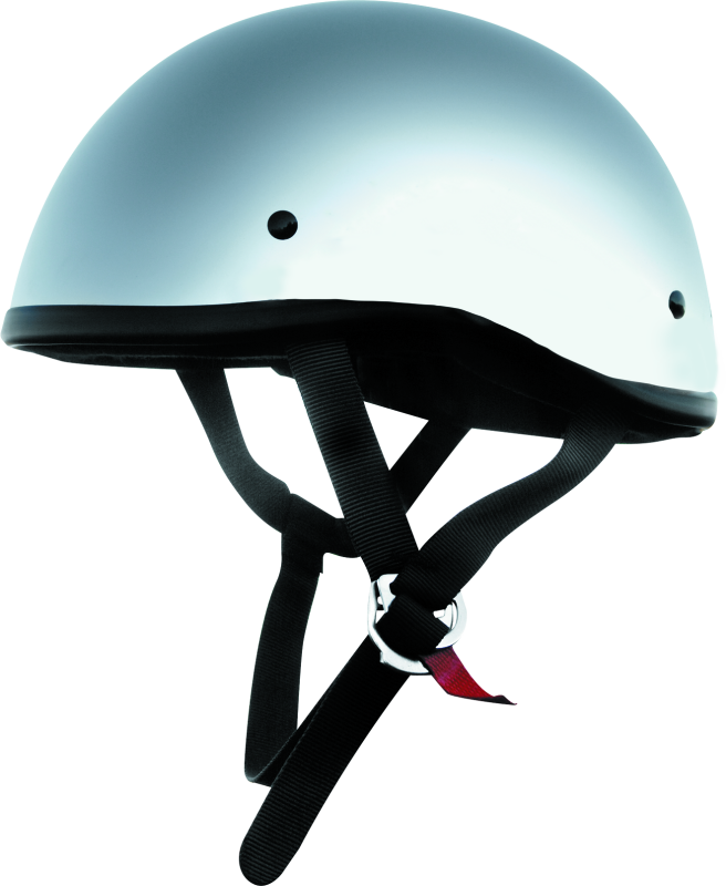 Bikers Choice Skid Lids Original Helmet Chrome - Large
