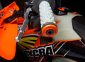 Cycra Grip Armor Bar End with Orange Finish for Powersports Bikes (Part Number 1CYC-0010-22)