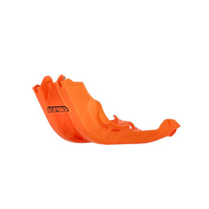 Acerbis 2024 KTM XW-F500 Skid Plate - 16 Inches Orange for KTM Dirt Bikes